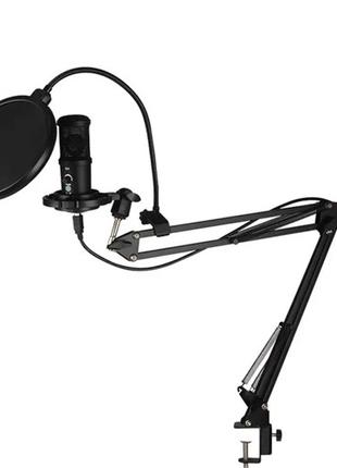 Микрофон студийный конденсаторный для записи GM07-2, штатив и ...