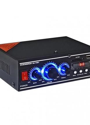 Підсилювач звуку BM-700BT Boschmann Bluetooth 300W+300W FM AUX...