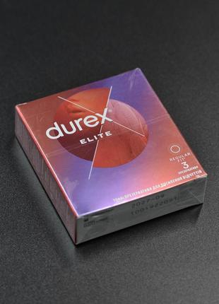 Презервативы латексные "Durex" / Elite / 3шт