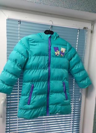 Детская зимняя куртка-пальто cool club (6-7 лет)