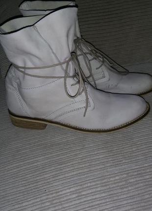 Стильные кожаные + замша ботинки бренда spm shoes &amp; boots ...