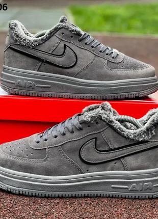 Зимние мужские кроссовки nike air force low зима