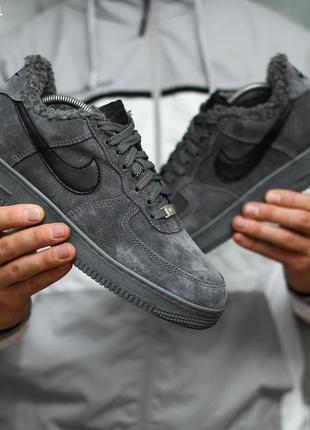 Зимние мужские кроссовки nike air force 1 07 mid lv8 зима