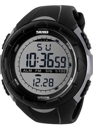 Мужские наручные часы Skmei Dive 1025 Черный с серым