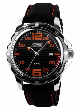 Мужские наручные часы Skmei Robby Steel 0992S (Черный)