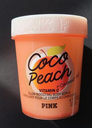 Оригинальный скраб для тела victoria’s secret pink coco peach ...