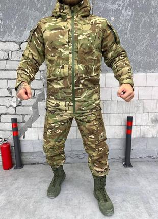 Зимний тактический мужской костюм Softshell (куртка и штаны) М...