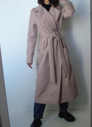 Женское  кашемировое длинное пальто 🍁