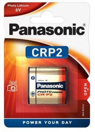 Батарейка Panasonic Lithium 6V CR-P2