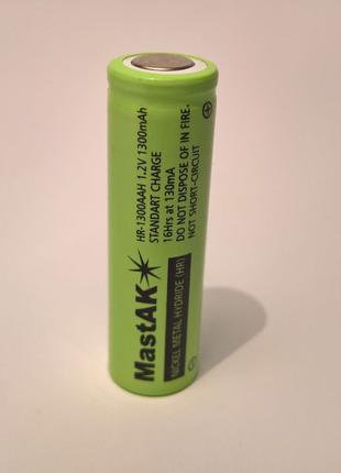 Аккумулятор технический MastAK AA/HR6 1,2V 1300mAh (Ni-Mh)