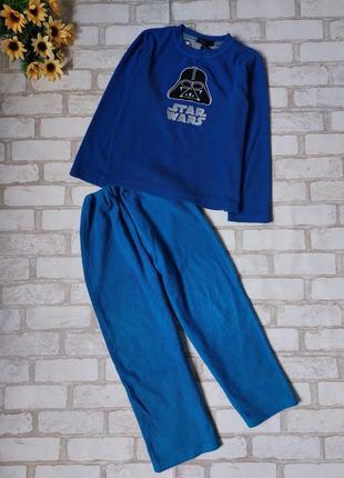 Пижама на флисе для мальчика синяя star wars primark