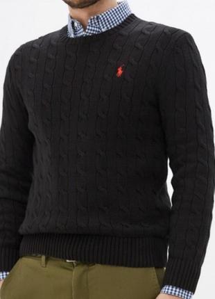Коттоновый джемпер, пуловер, лонгслив от polo ralph lauren