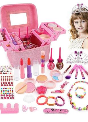 Детская косметика balnore 34 pcs kids makeup kit for girl