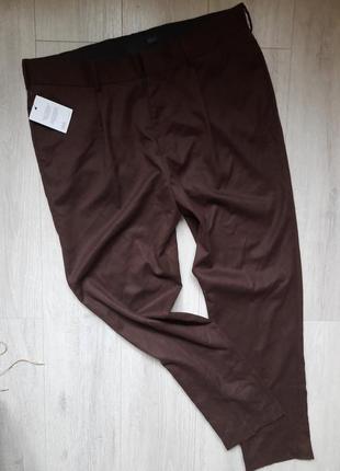 Новые брюки брюки коричневые asos большой размер asos