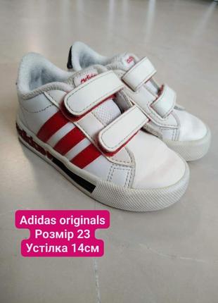 Кроссовки для мальчика adidas originals на липучее обувь детск...