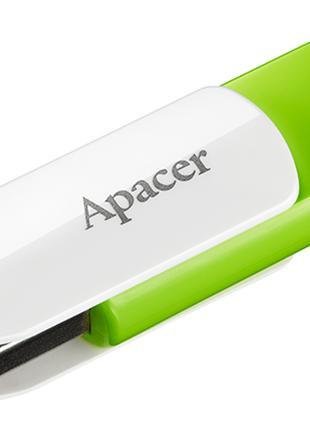 Flash Drive Apacer AH335 64GB (AP64GAH335G-1) Green/White