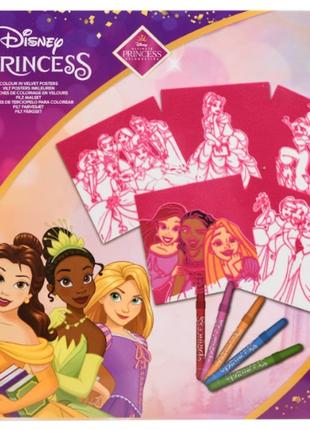 Набор раскрасок из фетра Disney Princess с фломастерами (DP22349)