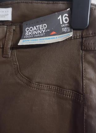 Скіні джинсові з пропиткою під шкіру primark  роз. 50