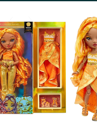 Rainbow high fashion doll- meena fleur (saffron gold)
кукла ре...