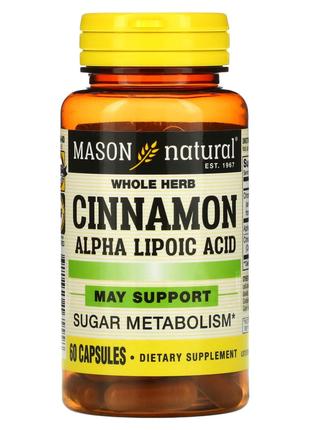 Корица с альфа-липоевой кислотой, Cinnamon Alpha Lipoic Acid, ...