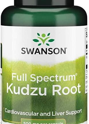 Кудзу Swanson Full Spectrum Kudzu Root 500 mg 60 Caps