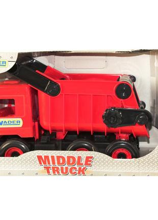 Авто "Middle truck" самоскид (червоний) в коробці