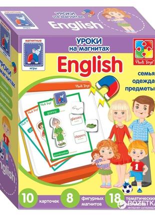 Гра Vladi Toys Англійська мова на магнітах Сім'я (VT1502-11)