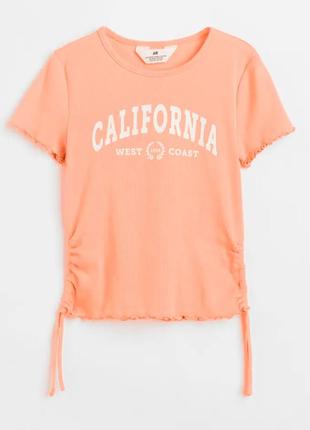 Дитяча футболка топ california h&m на дівчинку - підлітка 79002