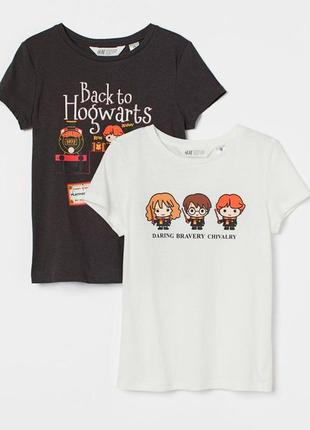 Набір футболок hogwarts h&m на дівчинку підлітка 94008
