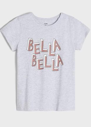 Детская футболка bella sinsay для девочки подростка 50590