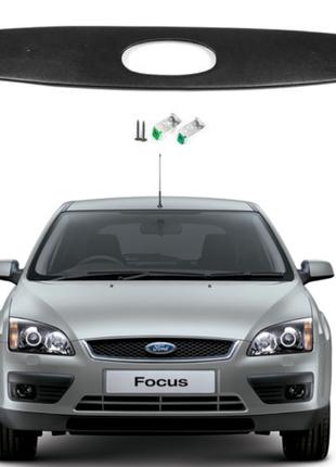 Зимняя заглушка на решетку радиатора Ford Focus II 2004-2008 ч...