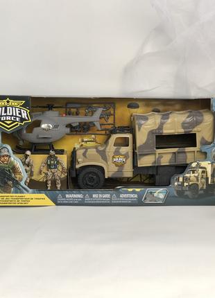Детский игровой набор Chap Mei Солдаты Trooper Truck, с военно...