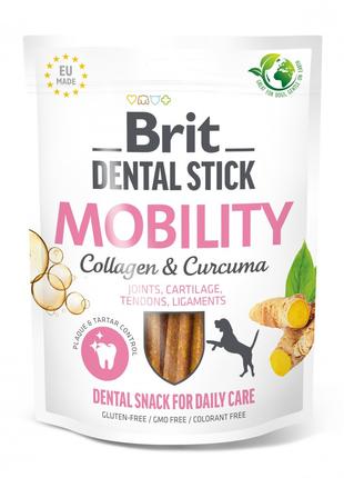 Ласощі для собак Brit Dental Stick Mobility для догляду за зуб...