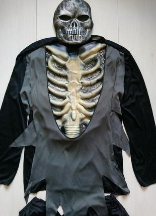 Карнавальный костюм скелет на хеллоуин halloween s/m размер