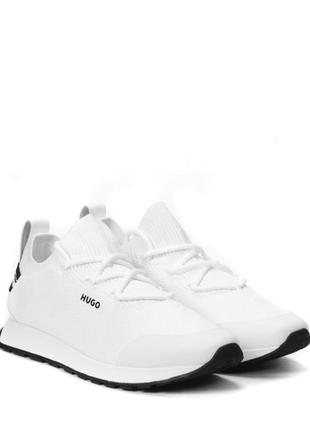 Белые кроссовки оригинал hugo boss 39 размер