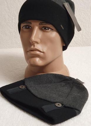 Мужская шапка по голове с зацепом shado.