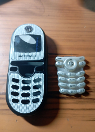 Корпус телефона Motorola C200-черный с клавиатурой