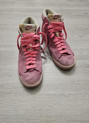 Nike blazer pink / найк кросівки рожеві