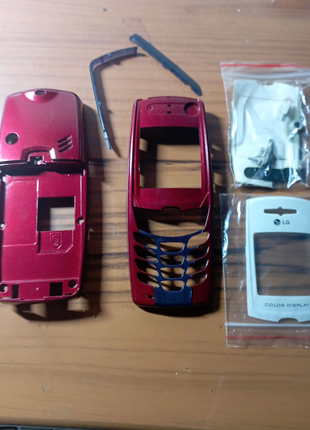 Корпус телефона LG W5300-красный