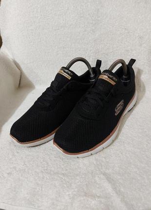 Кроссовки кеды skechers lite weigh 39p черные