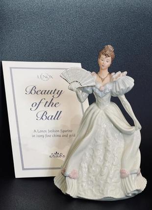 Фарфоровая статуэтка девушка beauty of the ball от lenox ленокс
