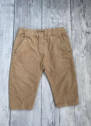 Вельветові штани zara на 9-12 міс ( зріст 80 см)