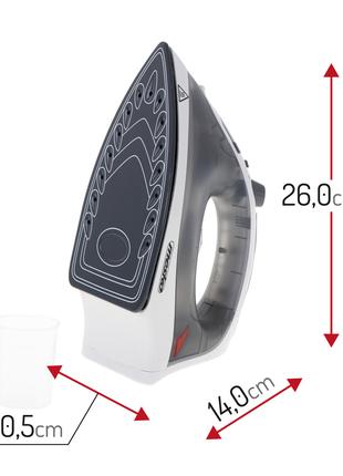 Утюг с керамической подошвой Mesko MS 5037 вертикальная глажка