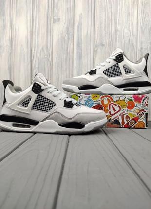 Кросівки Nike Air Jordan 4 Retro Thermo White Grey