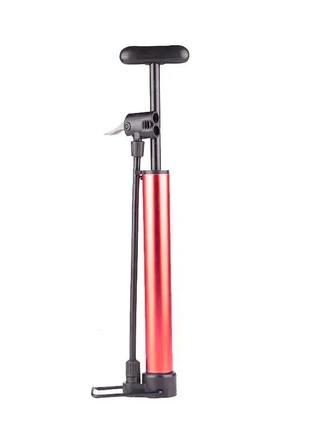 Насос для велосипеда красный (PUM130)