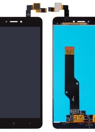 Дисплей (LCD) Xiaomi Redmi Note 4X с сенсором черный оригинал