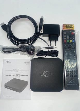 Смарт приставка uClan Ustym 4K OTT Premium (UHD, OTT/IPTV, You...