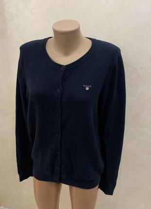 Джемпер светр can’t на ґудзиках кардиган синій жіночий