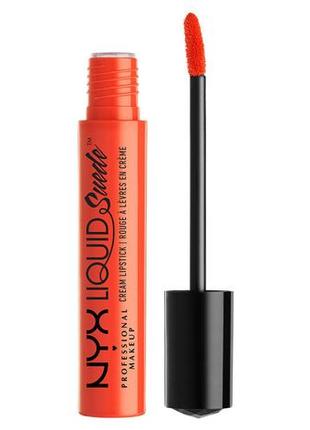 Жидкая помада nyx liquid suede cream lipstick orange county 05