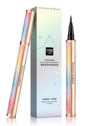 Подводка senana marina eyeliner shine starry sky persistent